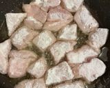 三元豚+純玄米黒酢の酢豚作り方2写真