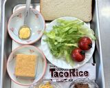 食パンで厚揚げタコスホットサンド作り方1写真