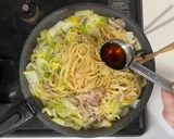 旨味凝縮！塩揉み白菜のワンパン和風パスタ作り方25写真