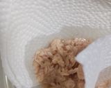 ペーパーでツナの油切り*冷蔵保存にも便利作り方2写真