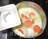 かぶ豆乳スープ♪簡単レシピ食べ過ぎ膨満感作り方10写真