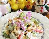そら豆と鶏肉の粒マスタードマヨサラダ作り方7写真