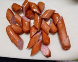 スモークソーセージカレー作り方1写真