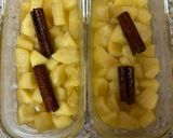 ホワイトチョコとリンゴのマフィン作り方1写真