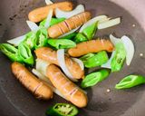 朝食にも！ウインナーとししとうのケチャップ炒め作り方2写真