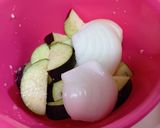 なすと玉ねぎのやさしい塩麹蒸し作り方1写真