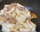 10分簡単！長芋と豚肉の香ばし醤油炒め作り方5写真