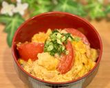 簡単！とろとろ中華トマたま丼☆ツナ入り作り方6写真
