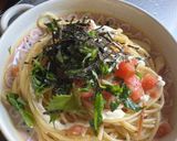 大葉と明太子のパスタ作り方5写真