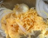 新玉ねぎで卵スープ作り方5写真