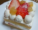 ★低糖質‼おからで作る🍓ショートケーキ💕作り方14写真