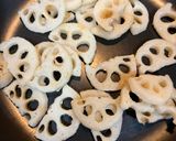 シャキシャキ蓮根の明太マヨ和え作り方3写真