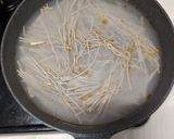 ナスと豚肉のラー油つけそば作り方3写真