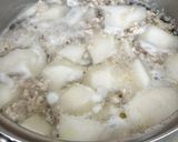 かぶと鶏ミンチのあんかけ風♪作り方3写真
