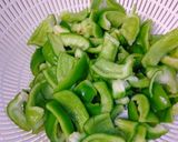 れんこんとかぐら南蛮の炒め煮。作り方2写真