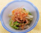 栄養士の卵考案☆簡単！白菜とツナの和え物作り方4写真