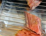 刺身用のブリの柵で冷蔵庫で一夜干し作り方4写真