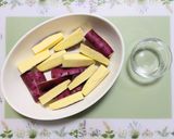 節約簡単夕飯主菜豚バラ薩摩芋味噌肉巻き弁当肉料理作り方4写真