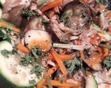 【サラチキ消費🥗】レンジだけ！高タンパク主菜🥬♪作り方6写真