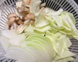 豚こまとキャベツの濃厚バターケチャップ煮作り方1写真