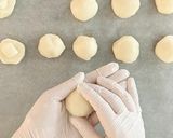 【中秋節】焼かずに食べるもちもち生月餅作り方8写真