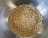 ハムとチーズの簡単クスクス作り方1写真