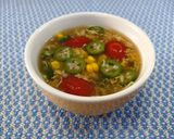 オクラ・プチトマト・コーンのコンソメスープ🍅🌽✨作り方6写真