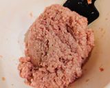 甘辛あんの肉団子作り方1写真