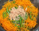 美活⭐︎ヘルシー⭐︎ごま油香るインゲンパスタ作り方11写真