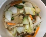 お一人様簡単洋風甘辛オイ梅味豆腐野菜炒め作り方15写真