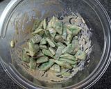 簡単副菜♡モロッコいんげんのマヨ胡麻和え作り方2写真