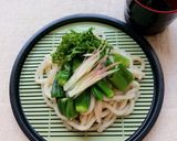 オクラ青じそみょうがのさっぱり冷うどん作り方5写真