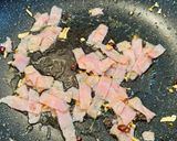 ゴーヤとベーコンのニンニク炒め作り方4写真