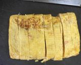 鮭フレークの出汁巻き卵作り方16写真