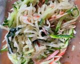 大根ときゅうりとカニカマ三色中華風和え作り方4写真