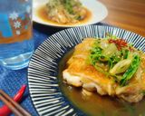 ＊新玉ねぎと豆苗の和風チキンステーキ＊作り方5写真
