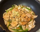 【簡単夕食】薄切り柔らか鶏胸肉の生姜焼き作り方6写真