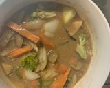 お一人様クリーミーおこわ味豆腐野菜炒め作り方18写真
