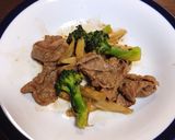 減塩　牛肉とごぼうの甘辛炒め作り方7写真