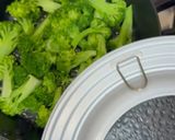ブロッコリーのフライパン蒸し作り方4写真
