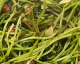 豆苗一袋🌱激安おいしい空芯菜風炒め作り方7写真