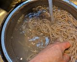 乾麺蕎麦で簡単にタラの芽蕎麦作り方4写真