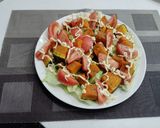 カボチャとトマトのシンプルサラダ作り方4写真