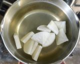 涼しい香り　大根、胡瓜、新生姜のお味噌汁作り方2写真