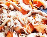 鶏肉と舞茸とゴボウと人参の炊き込みご飯作り方11写真
