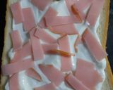 焼きヨーグルトのハムチートースト🎵作り方2写真