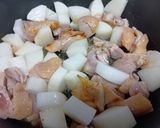 鶏もも肉と大根の照り煮作り方2写真