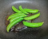 スナップえんどうの甘辛炒め作り方3写真