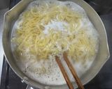 豚バラと細ネギのしょうゆラーメン作り方3写真
