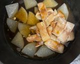 簡単　大根といかの煮付け　美味しいよ作り方5写真
